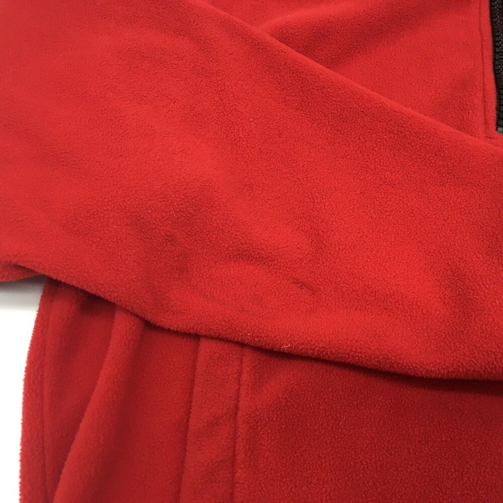 Georgia Bulldogs Champion Fleece Quarter Zip Mens Medium Red Pullover Logo UGA - Picture 6 of 9